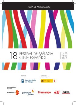 GUÍA DE ACREDITADOS - Festival de Málaga