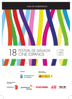 GU&Iacute;A DE ACREDITADOS - Festival de M&aacute;laga