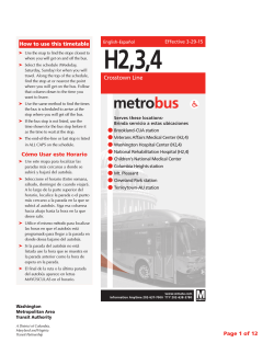 H2-3-4 Timetable - Washington Metropolitan Area Transit Authority