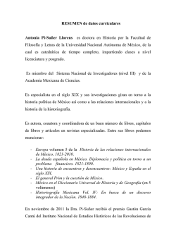 Dra. Antonia Pi-Suñer Llorens - Academia Mexicana de Ciencias