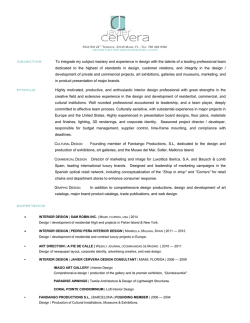 Resume - Javier Cervera