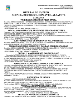 Grupo Ofertas 11 MAYO 2015