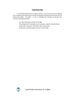 convocatoria cepu - contrato de docente ciclo mayo