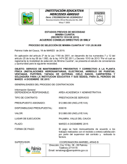 Estudios Previos - IE MERCEDES ABREGO