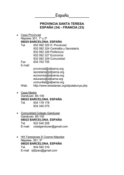 Direcciones archivo PDF - Compa&ntilde;&iacute;a de Santa Teresa de Jes&uacute;s