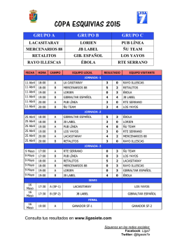 I LIGA LOCAL DE F&Uacute;TBOL 7