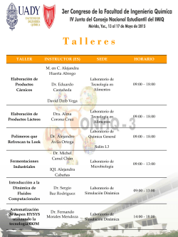 Distribuci&oacute;n Talleres