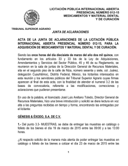 17/03/2015 - Tribunales Agrarios