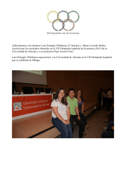 ¡Enhorabuena a los alumnos Lara Pertegás Villafranca (2º premio) y