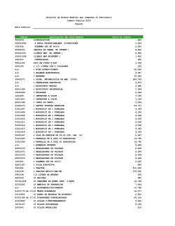 Catalogo de Bienes Muebles en PDF