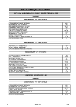 Historia - CCH Naucalpan