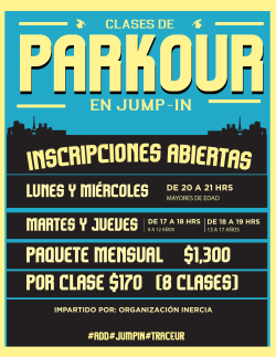pdf parkour - Jump-IN