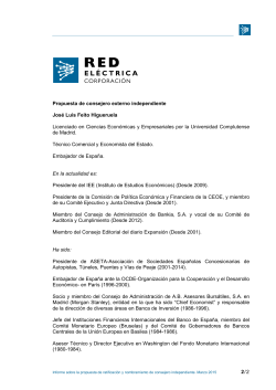 Currículum de D. José Luis Feito Higueruela.