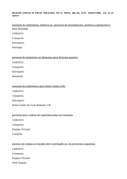 Ofertas Ayto Miguelturra - Ayuntamiento de Aldea del Rey