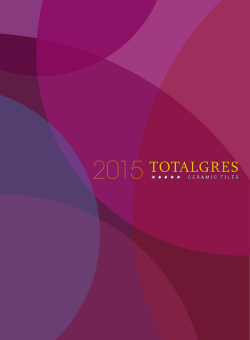 Descargar PDF Catálogo novedades Totalgres 2015