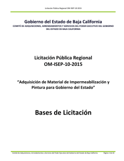 GOBIERNO DEL ESTADO DE BAJA CALIFORNIA