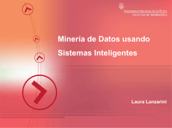 Mineria de Datos usando Sistemas Inteligentes