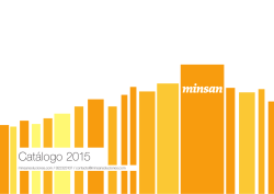Catálogo 2015 - MINSAN Soluciones