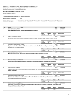 Ingeniero en Mantenimiento - biblioteca espoch