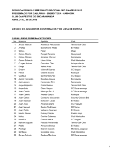 segunda parada campeonato nacional mid amateur 2015