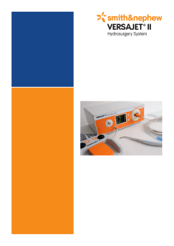 VERSAJET™ II *smith&nephew