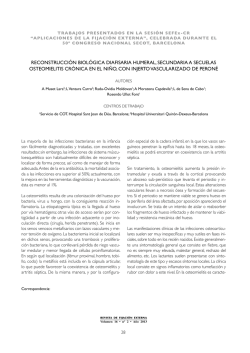 reconstrucción biológica diafisaria humeral, secundaria a secuelas