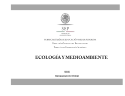 Ecolog&iacute;a y Medio Ambiente