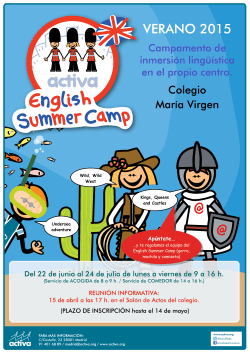 CARTEL English Summer Camp 2015