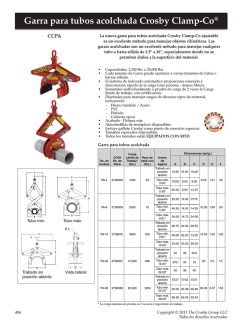 Garra para tubos acolchada Crosby Clamp-Co®