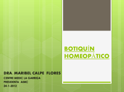 BOTEQUIN HOMEOPATICO