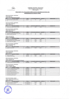 GOBIERNO REGIONAL MOQUEGUA Direcci&oacute;n