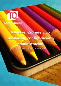 VMware vSphere 5.5 - Instalación, configuración y