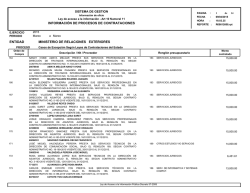informaci&oacute;n de procesos de contrataciones ministerio de relaciones
