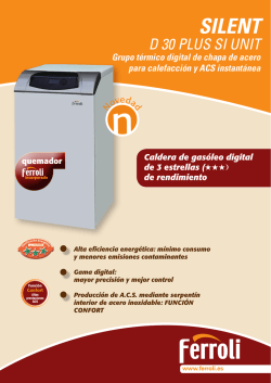 Ficha SILENT D 30 PLUS SI UNIT