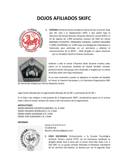 DOJOS AFILIADOS SKIFC