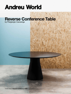 Reverse Conference Table