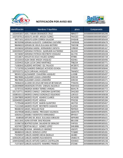 Notificación por aviso 003