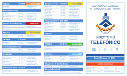 Directorio Telef&oacute;nico.