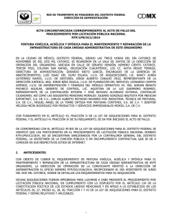 acta de fallo