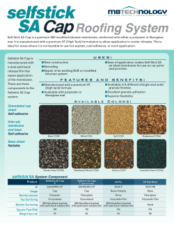 Roofing System - MB Technology
