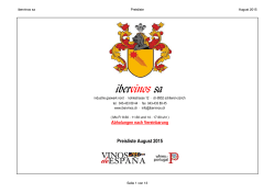 Preisliste - Ibervinos