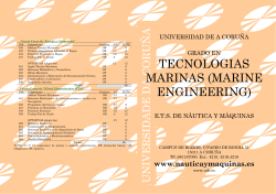 TECNOLOGIAS MARINAS (MARINE ENGINEERING)