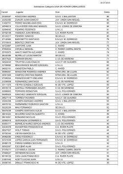 Goleadores