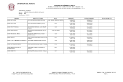 horario de ex&aacute;menes finales universidad del noreste