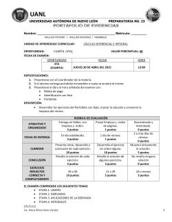 cálculo - Preparatoria 23 - Universidad Autónoma de Nuevo León