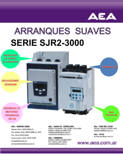 ARRANQUES SUAVES SERIE SJR2-3000