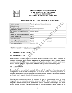 Proyecto Aplicado en Mercado de Acciones
