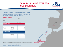 canary islands express (seci) service