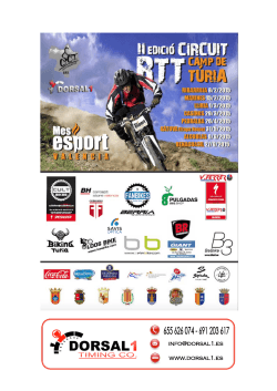 General - Circuito BTT Camp del Túria 2015