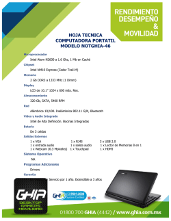 HOJA TECNICA COMPUTADORA PORTATIL MODELO NOTGHIA-46